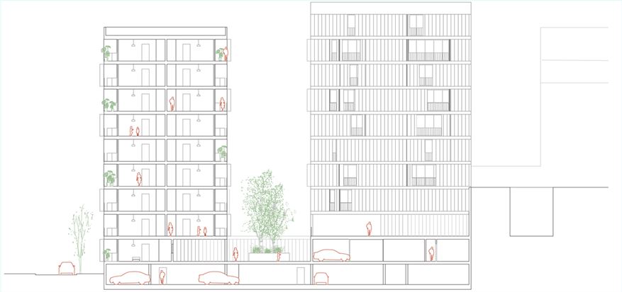Concurso para 90 viviendas VPP, Madrid