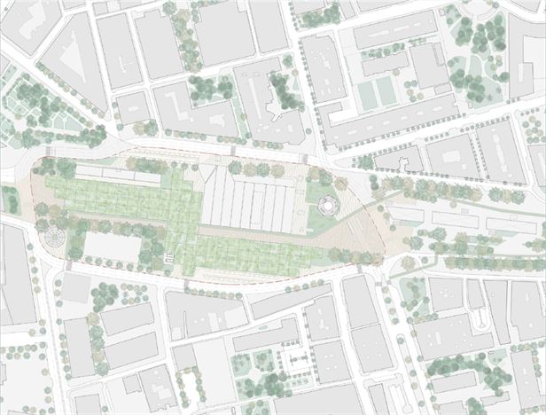 Concurso Nacional Anteproyectos Diseño Pza Central del Carmen, Murcia