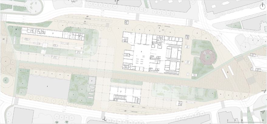 Concurso Nacional Anteproyectos Diseño Pza Central del Carmen, Murcia